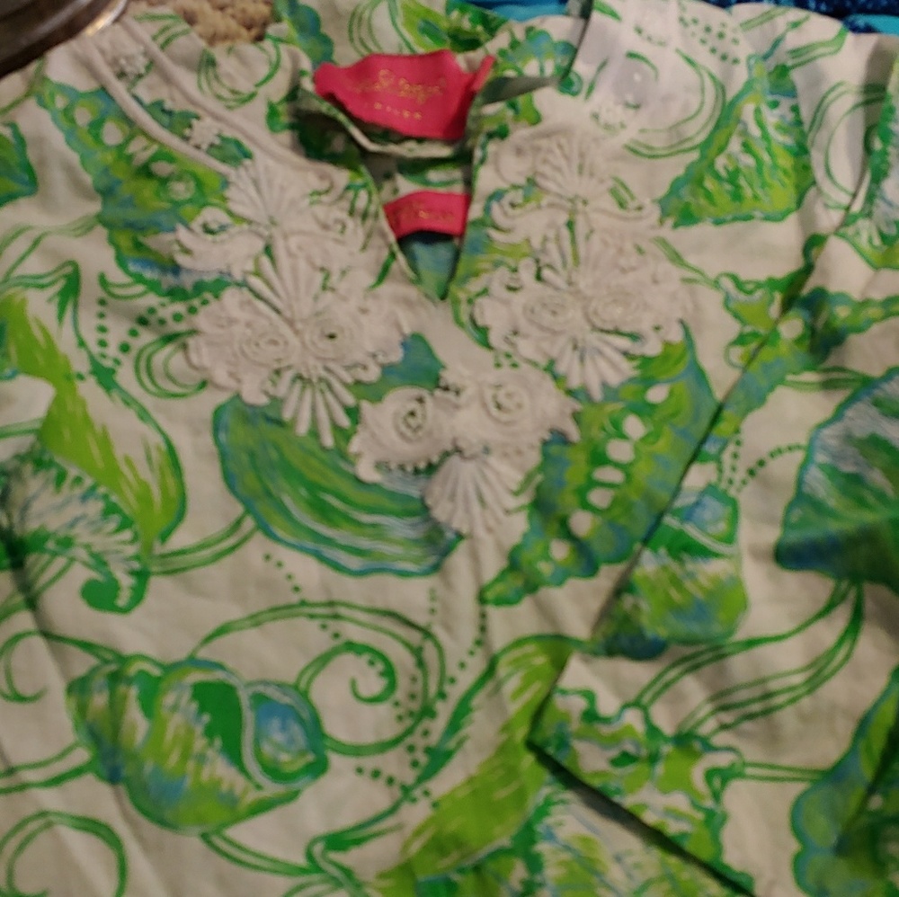 Lilly Pulitzer jubilee Kaftan tunic size 8